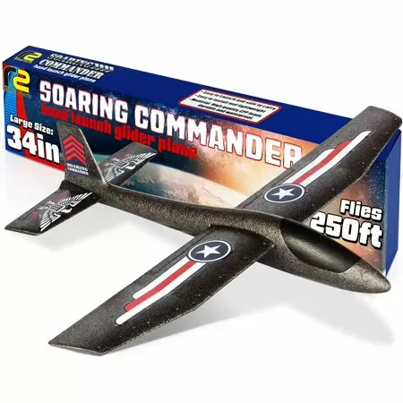 Photo 1 of Airplane Toy Foam Glider Plane for Kids: Best Outdoor Toys for Boys & Girls All * NO TAIL WINGS* WING SLIGHTLY BENT 

