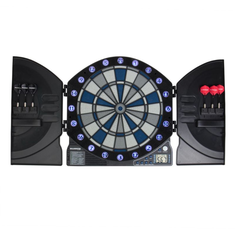 Photo 1 of BullShooter by Arachnid Illuminator 3.0 Electronic Dartboard and Cabinet with LED Lights
