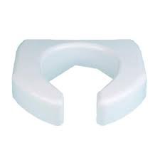 Photo 1 of Ableware Basic Raised Toilet Seat, 3 Inch Height White 350 Lbs. Weight Capacity 350 Lbs. Weight Capacity, 725790000 - EACH
