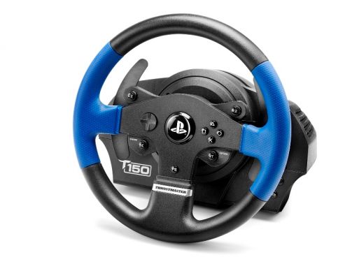 Photo 1 of Thrustmaster T150 Force Feedback Racing Wheel 4169080 **UNABLE TO PROPERLY TEST** 
