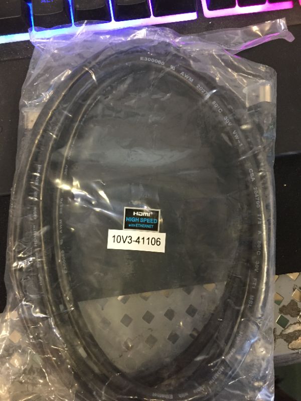 Photo 2 of 4K UHD HDMI High Speed 6FT CABLE 