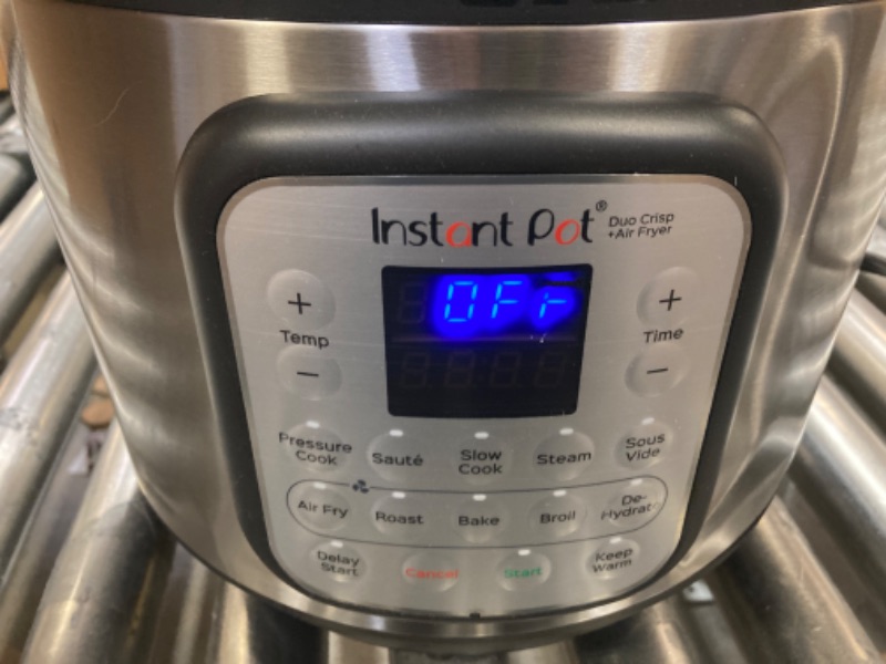 Photo 8 of Instant Pot Duo Crisp 11-in-1 Air Fryer and Electric Pressure Cooker Combo with Multicooker Lids that Air Fries, Steams, Slow Cooks, Sautés, Dehydrates, & More, Free App With Over 800 Recipes, 8 Quart
