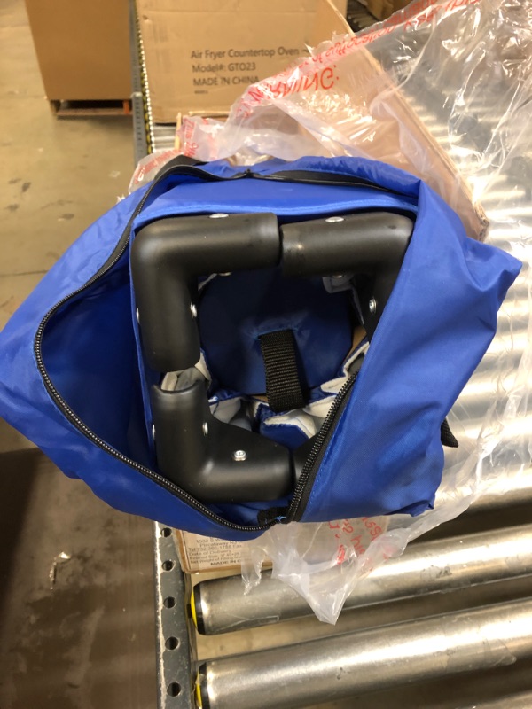 Photo 1 of Dream On Me Nest Portable Play Yard With Carry Bag And Shoulder Strap, Royal Blue---------like new 