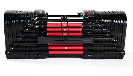 Photo 1 of PowerBlock EXP Adjustable Dumbbell, Sold in Pairs, Stage 1, 5-50 lb. Dumbbells, Durable Steel Build, Innovative Workout Equipment, All-in-One Dumbbell, Expandable with Expansion Kits (ONE DUMBELL)