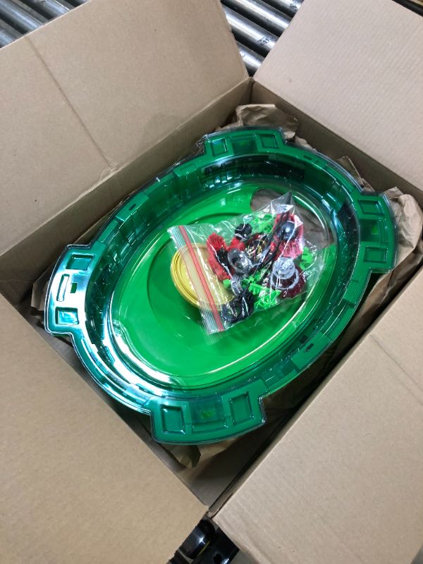 Photo 2 of BEYBLADE Burst QuadDrive Interstellar Drop Battle Set, Set Stadium, 2 Battling Tops and 2 Launchers, Toys for 8 Year Old Boys & Girls & Up