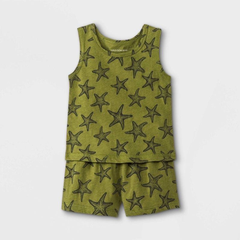 Photo 1 of Grayson Mini Baby Boys' Starfish Top & Shorts Set -NB
