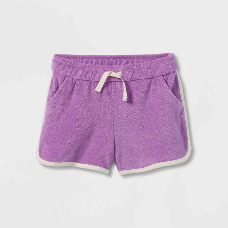 Photo 1 of Toddler Girls' Solid Pull-on French Terry Shorts - Cat & Jack™-4T
