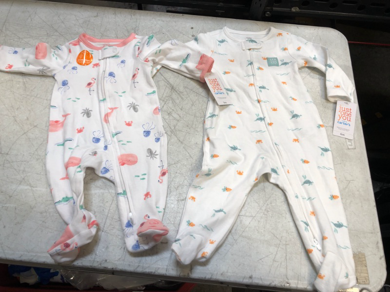 Photo 1 of 2 BABY ROMPERS SIZES 3M-6M