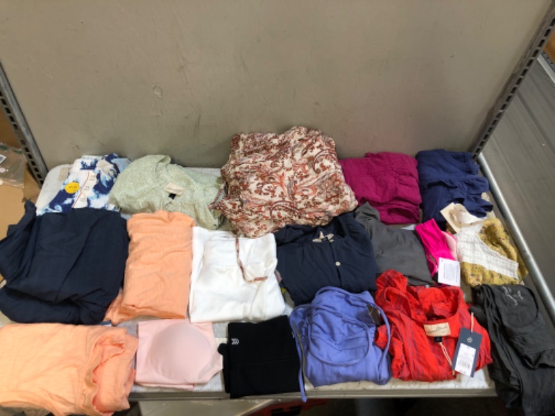 Photo 1 of BAG LOT -- MISC CLOTHING ITEMS SIZE XS AND S --