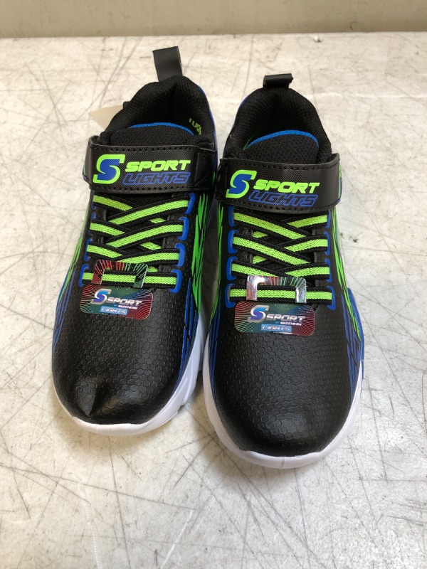 Photo 2 of Boys' S Sport by Skechers Otis Performance Sneakers - Black/Blue SIZE 13
