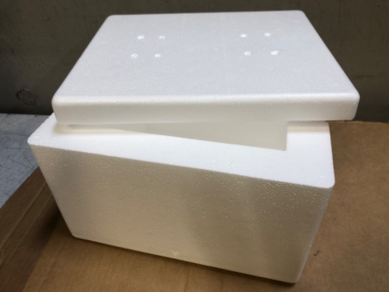 Photo 1 of 10x7 inches styrofoam shipping Cooler Box
