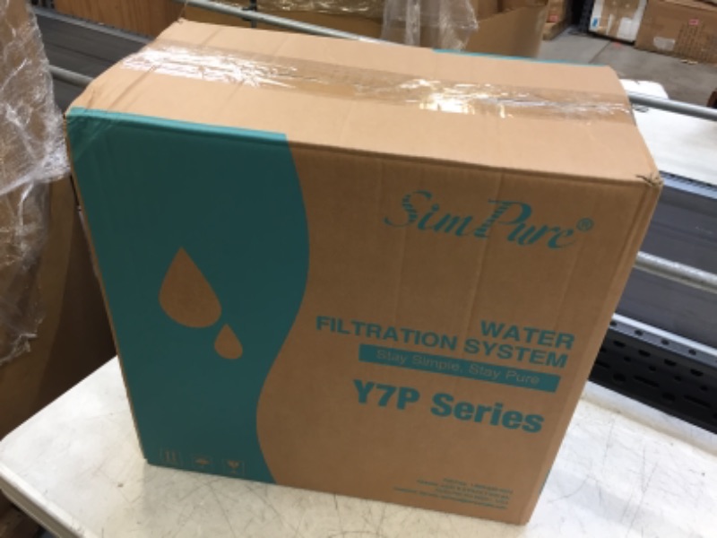 Photo 6 of SimPure Y7P-BW UV Countertop Reverse Osmosis Water Filtration Purification System, 4 Stage RO Water Filter, Bottleless Water Dispenser, 4: 1 Pure to Drain, BPA Free (No Installation Required)