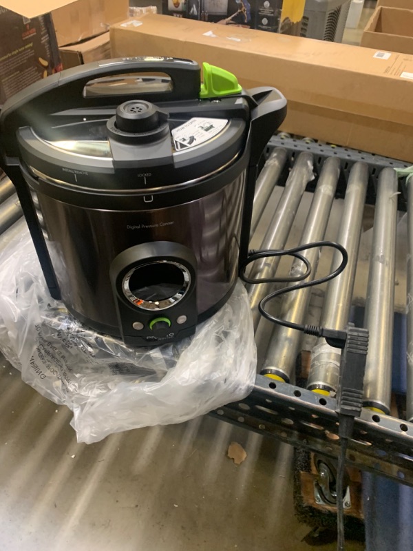 Photo 3 of 12 Qt Electric Pressure Canner by Presto  --- Selling for Parts, Item Did Not Turn On, Missing Parts, Box Packaging Damaged