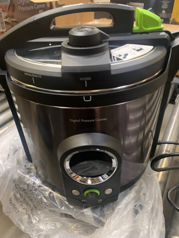 Photo 4 of 12 Qt Electric Pressure Canner by Presto  --- Selling for Parts, Item Did Not Turn On, Missing Parts, Box Packaging Damaged