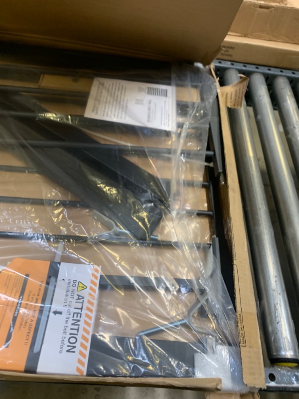 Photo 1 of ABOIL Baby Gate for Stairs Doorway, 29-43 Inch Extra Wide Auto Close Safety Child Gate Pet Gate Dog Gate for The House Indoor, NO Drilling Pressure Mounted Gate (Black) --- Box Packaging Damaged, Moderate Use, Scratches and Scuffs on Item as Shown in Pict