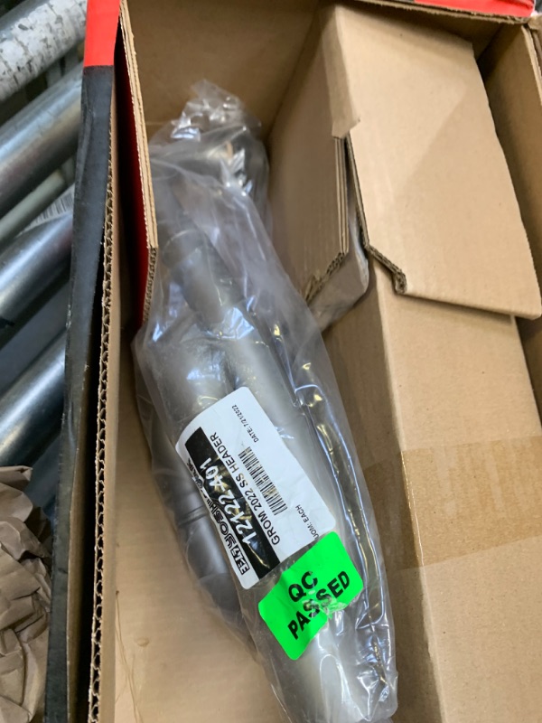 Photo 3 of  YOSHIMURA RS-9T Stainless Full Exhaust System, w/Stainless Muffler --- Box Packaging Damaged, Minor Use.
