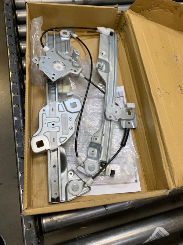 Photo 3 of Dorman 752-218 Front Driver Side Window Regulator Compatible with Select Infiniti Models --- Box Packaging Damaged, Moderate Use, Scratches and Scuffs on Metal
