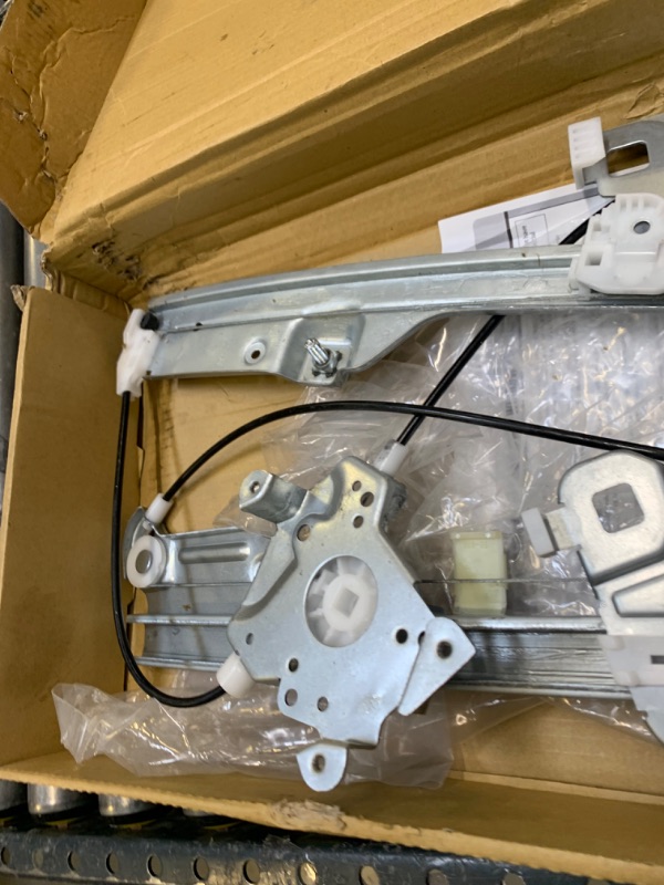 Photo 4 of Dorman 752-218 Front Driver Side Window Regulator Compatible with Select Infiniti Models --- Box Packaging Damaged, Moderate Use, Scratches and Scuffs on Metal
