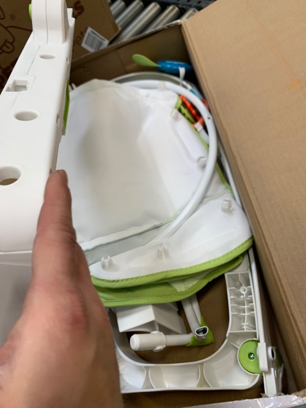 Photo 5 of Fisher-Price  Infant-to-Toddler Rocker Green --- Box Packaging Damaged, Minor Use.

