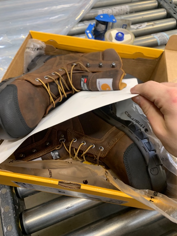 Photo 3 of Carhartt Men's Ruggedflex Safety Toe Work Boot 8.5 Brown --- Box Packaging Damaged, Minor Use.

