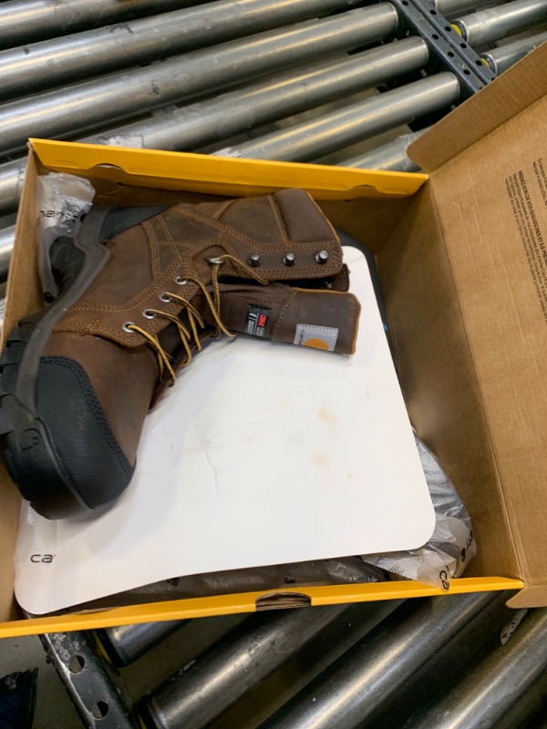 Photo 4 of Carhartt Men's Ruggedflex Safety Toe Work Boot 8.5 Brown --- Box Packaging Damaged, Minor Use.
