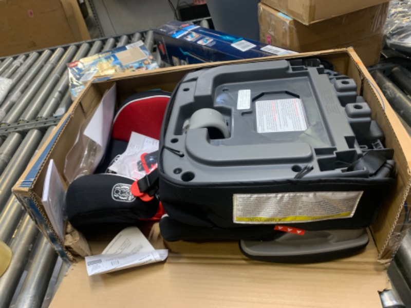 Photo 3 of Graco Affix Youth Booster Car Seat with Latch System - Atomic --- Box Packaging Damaged, Moderate Use, Scratches and Scuffs on Plastic
