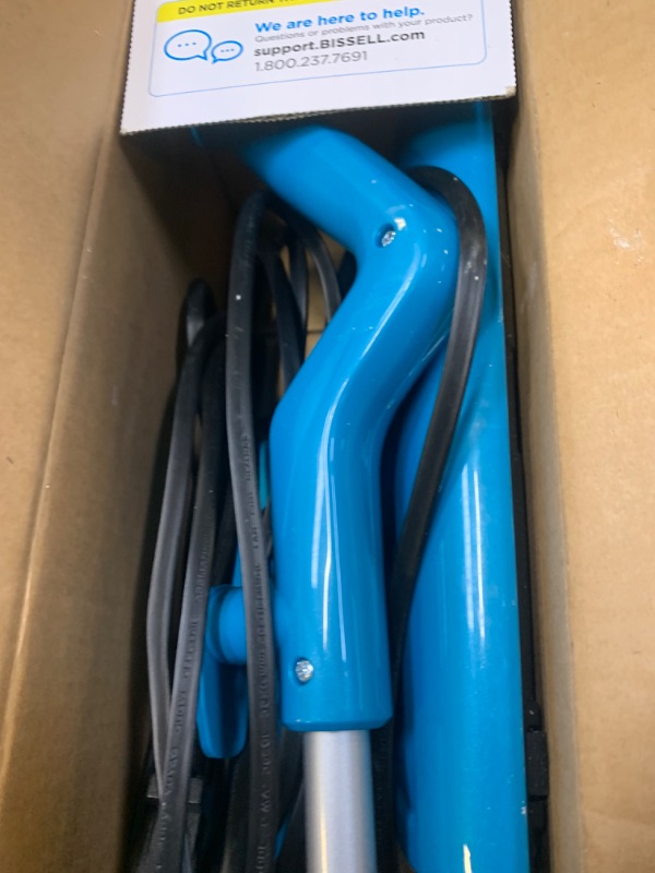 Photo 4 of Bissell Featherweight Stick Lightweight Bagless Vacuum With Crevice Tool, 2033, One Size Fits All, Blue --- Box Packaging Damaged, Moderate Use, Scratches and Scuffs on Plastic, Dirty From Previous Use