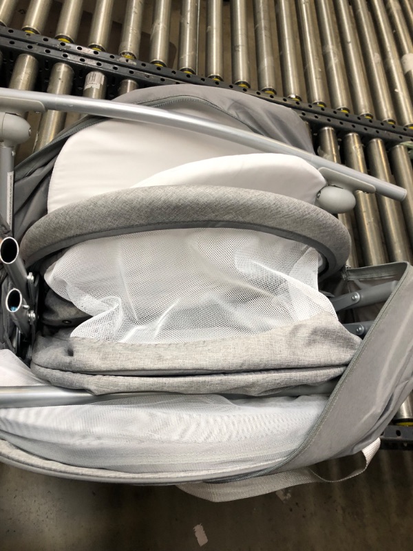 Photo 1 of besrey Bassinet for Baby, 3 in 1 Portable Baby Bassinets, Rocking Cradle Bed, Easy Folding Bedside Sleeper Crib, Quick-Fold for Newborn Infant, up to 33 lb Compact Storage, Mattress and Net Included
