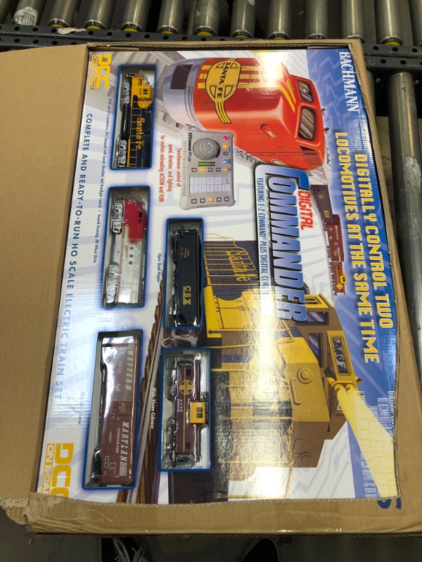 Photo 2 of Bachmann Trains - Digital Commander DCC Equipped Ready To Run Electric Train Set - HO Scale --------- FACTORY SEALED