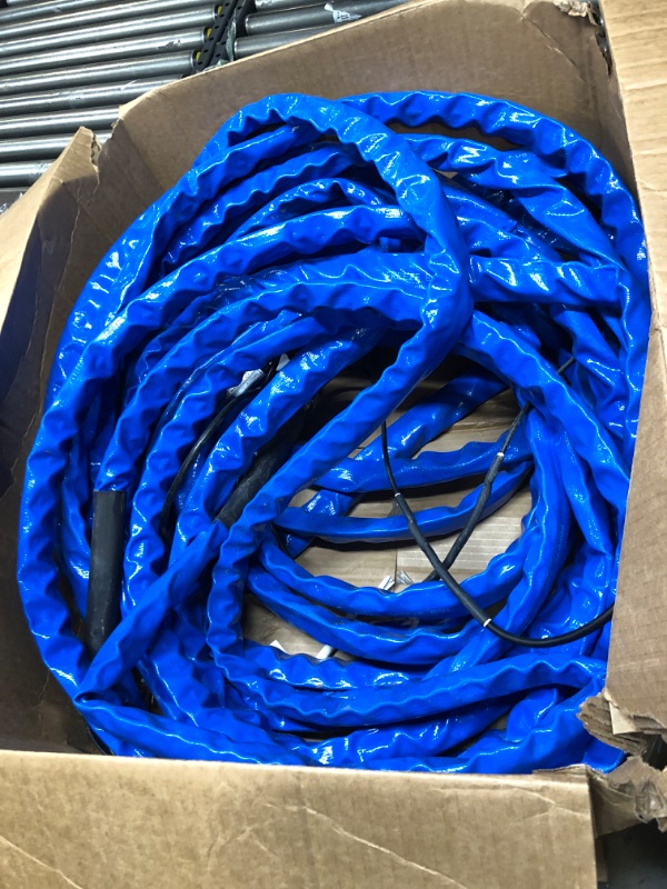 Photo 2 of Camco Heated Drinking Water Hose, - 20° F, 50-Foot, 5/8-Inch ID (22912-A) 50' Cold Weather (Freeze Protection to - 20?F) Frustration-Free Packaging