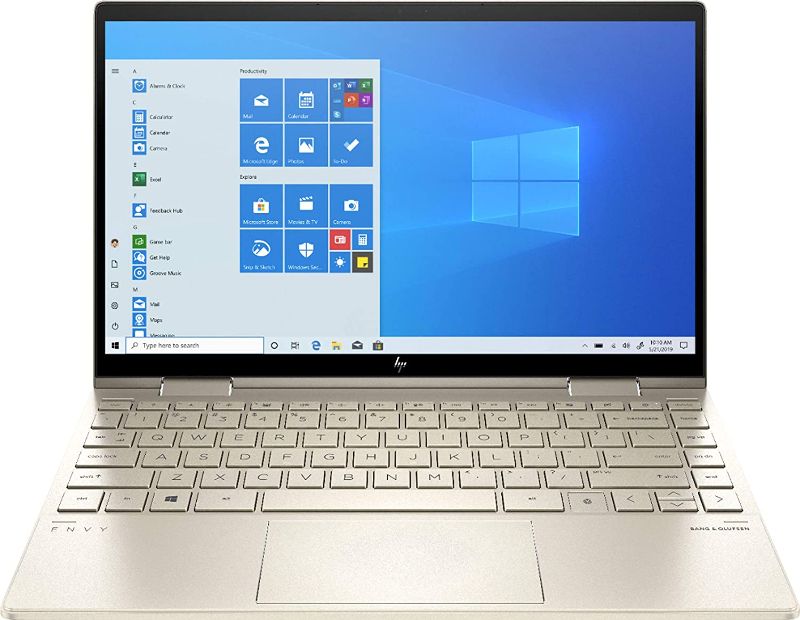 Photo 1 of HP 2020 Envy x360 2-in-1 13.3" FHD IPS Touchscreen Laptop Intel Evo Platform 11th Gen Core i7-1165G7 8GB Memory 512GB SSD Pale Gold - Backlit Keyboard -Fingerprint Reader -Thunderbolt - WiFi 6
