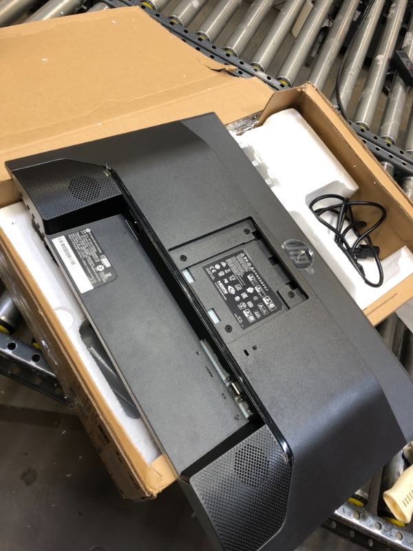Photo 1 of HP 24mh FHD Monitor - Computer Monitor with 23.8-Inch IPS Display (1080p) - Built-In Speakers and VESA Mounting - Height/Tilt Adjustment for Ergonomic Viewing - HDMI and DisplayPort - (1D0J9AA#ABA)---------like new----------missing some items 