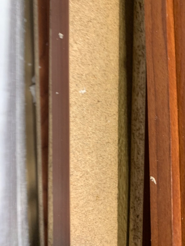 Photo 1 of Hodedah Kitchen Island with Spice Rack, Towel Rack & Drawer, Cherry --- Box Packaging Damaged, Moderate Use, Scratches and Scuffs on Item as Shown in Pictures, Missing Parts