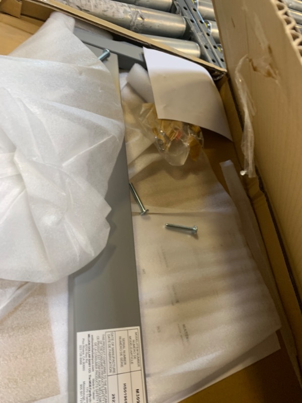 Photo 5 of DaVinci Toddler Bed Conversion Kit (M3099) in Grey In Grey Finish --- Box Packaging Damaged, Moderate Use, Scratches and Scuffs on Item as Shown in Pictures, Hardware Loose in Box, Missing Some Hardware
