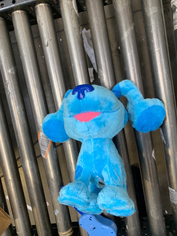 Photo 6 of Blue’s Clues & You! Dance-Along Blue Plush, by Just Play --- Box Packaging Damaged, Minor Use, Dirty From Previous Use