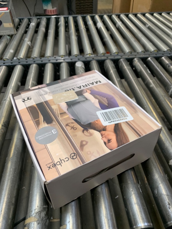 Photo 1 of Cybex Maira Tie Baby Carrier, Adjustable Baby Carrier from Newborn up to 33 lbs, Lavastone Black, One Size --- Box Packaging Damaged, Minor Use. Dirty From Previous Use