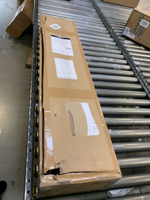 Photo 2 of AmazonCommercial Narrow Design Surface Vertical Rod - Push Bar for Exit Doors, Stainless Steel, 36" inch, UL Certified, 1-pack 36 Inch Narrow design With vertical rod --- Box Packaging Damaged, Item is New, Item is Missing Some Parts
