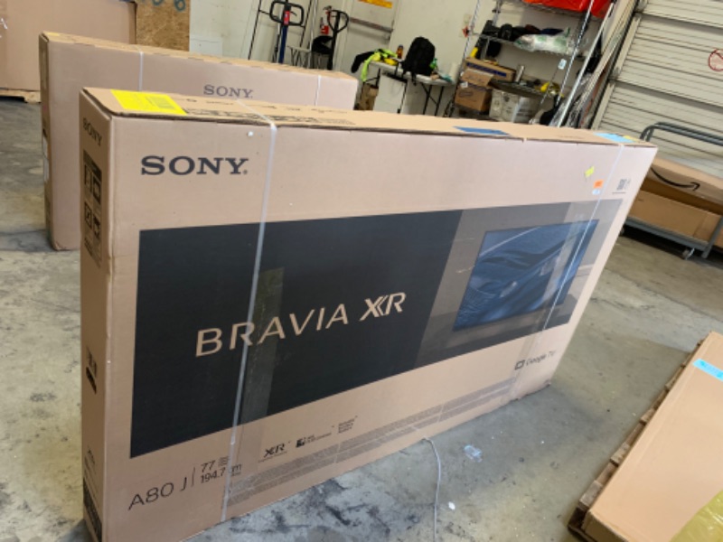 Photo 4 of Sony A80J 77 Inch TV: BRAVIA XR OLED 4K Ultra HD Smart Google TV with Dolby Vision HDR and Alexa Compatibility XR77A80J- 2021 Model, Black 77 inches --- Factory Sealed