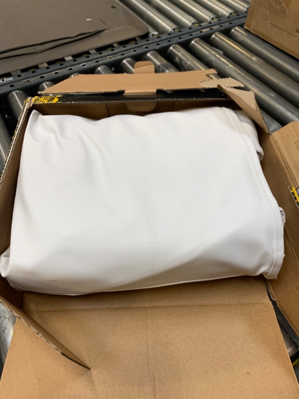 Photo 3 of ADCO 2524 Class C Ram ProMaster RV Motorhome Windshield Cover, White --- Box Packaging Damaged, Minor Use, Scuffs on item. 
