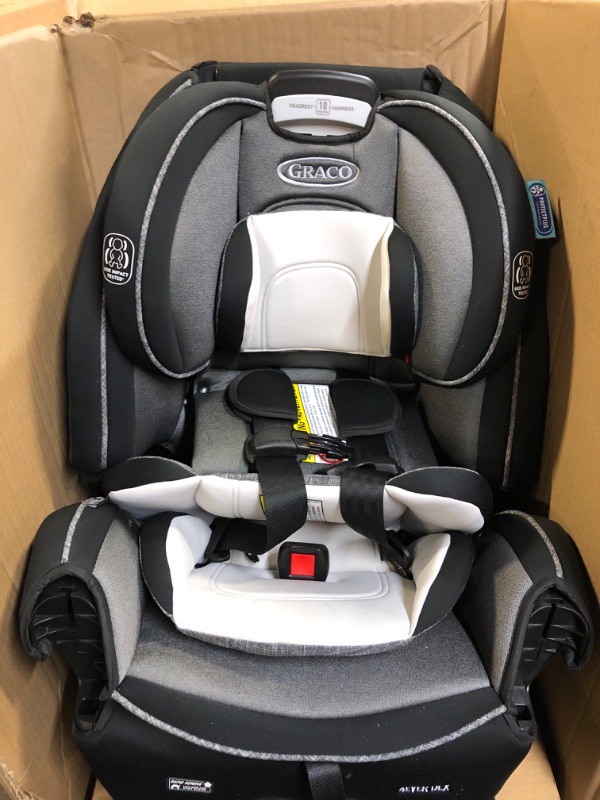 Photo 2 of Graco 4Ever DLX 4 in 1 Car Seat, Infant to Toddler Car Seat, with 10 Years of Use, Fairmont , 20x21.5x24 Inch (Pack of 1) DLX Fairmont