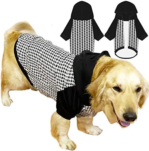 Photo 1 of COUTUDI Dog Hoodie for Dogs, Soft Dog Sweater Dog Shirt with Leash Hole and Pocket, Pet Hoodie Dog Clothes SIZE XXL, HOUNDSTOOTH
FACTORY SEALED 