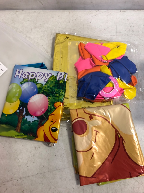 Photo 1 of Birthday Party Supplies, Theme Birthday Party Decorations, Includes Splash Cupcake Toppers Banner Latex Balloons, Superhero Theme for Birthday Party

