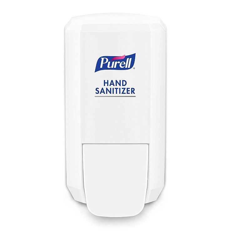 Photo 1 of PURELL CS2 Push-Style Hand Sanitizer Dispenser, White, for 1000 mL PURELL CS2 Hand Sanitizer Refills (Pack of 1) - 4121-06
