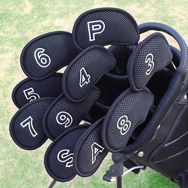 Photo 1 of 10 PACK KYTAI GOLF IRON COVERS BLACK