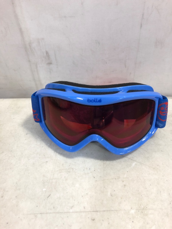 Photo 1 of Bolle AMP Goggles, Blue Monster Frame, Vermillon Lens, 21518
