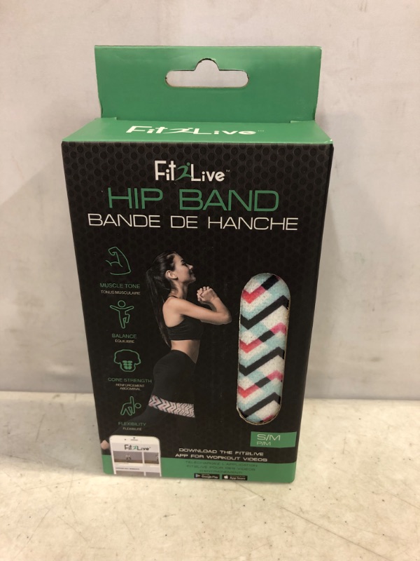 Photo 2 of Fit2Live Anti-Slip Hip Resistance Band for Thigh Toning and Leg Exercise - Workout Equipment for Home Gym, Strength Training, and Weightlifting
