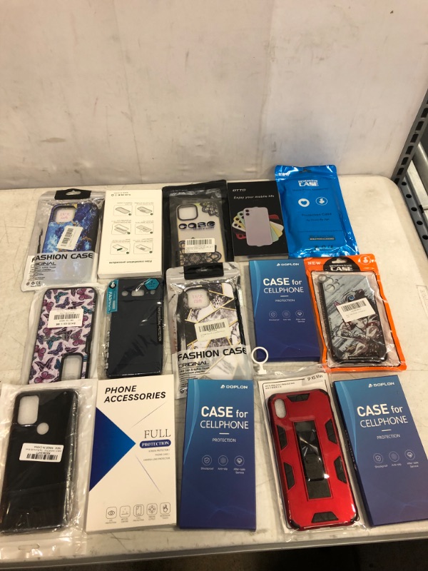 Photo 1 of 15 PCS MISC PHONE CASE LOT 