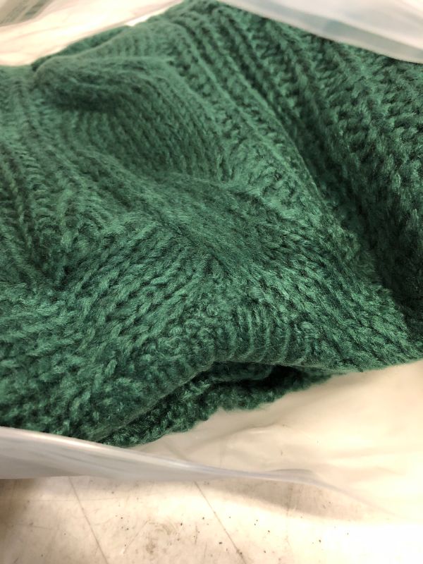 Photo 1 of Chase Secret Womens Turtle Cowl Neck Solid Color Soft Comfy Cable Knit Pullover Sweaters  SIZE M
