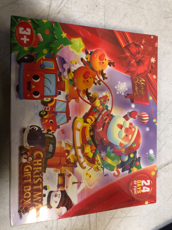 Photo 1 of RAEQKS Advent Calendar 2022 Kids Christmas Gifts With 24 Pull Back Cars Toy 24 Days Christmas Countdown Calendar For Kids Boys Girls Xmas Surprise Toys Set Construction Vehicles Stocking Stuffer