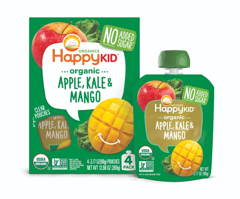 Photo 1 of 229185 3.5 Oz Twist Happy Squeeze Apple, Kale & Mango - Organic, PACK OF 4
EXP JULY 1, 2023